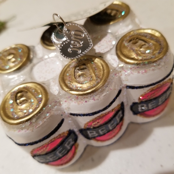 Old World Christmas Beer Ornament 6pk - Picture 4 of 5